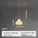 Designer Faux Marble Pendant Light - Modern Minimalist Single Ceiling Hanging Lamp Fixture for Bedroom, Living Room & Dining Area