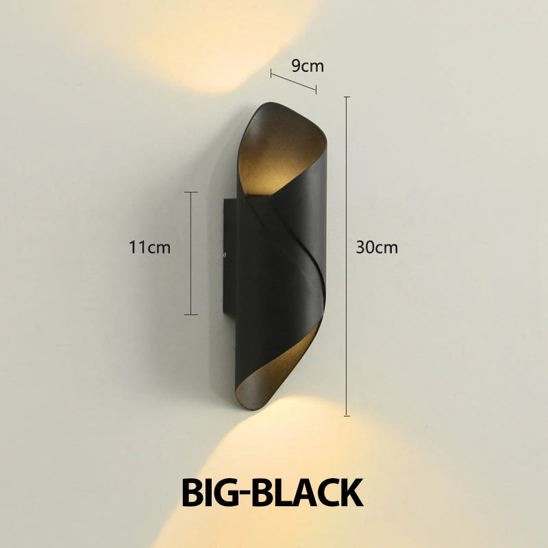 LED Wall Lamp 10W Indoor Wall Lights Waterproof Outdoor Modern Nordic Sconce Lamp Interior Home Decor Lámparas