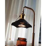 American Retro Candle Warmer Lamp (Dimmable, Temperature Regulating) - Ins Style Glass Aromatherapy Melting Wax Table Lamp & Night Light for Home Decor & Gifts