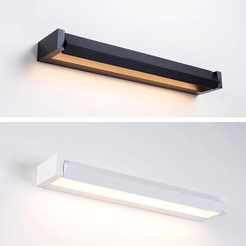 Adjustable Angle Outdoor Waterproof LED Wall Lamp (Aluminum, Hardwired) - Modern Minimalist Exterior Sconce Light Fixture for Garden, Porch & Patio