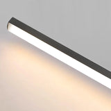 Nordic Matte Black Linear Decor Light - Luxury Indoor Sconce for Modern Villa