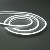 Solar Powered DC 24V Neon Strip Light (IP67 Waterproof, Warm/Cold White) - Flexible Outdoor Garden Decor LED Rope Ribbon Lamp