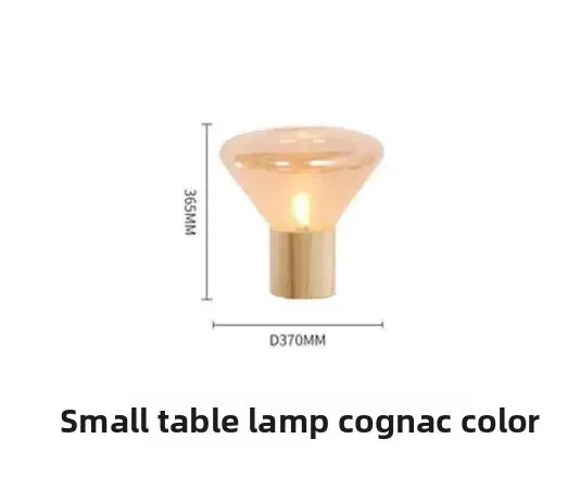Designer Table Lamp Nordic Minimalist Glass Bottle Floor Lamp Wood Bedside Lamp Design Luminaires for Home Soft Living Room