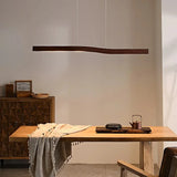 Kitchen Island Linear Pendant Light Horizional Suspension Ceiling Hanging Lamp for Dining Room