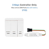 Touch Control Running Water LED Tape Driver - WS2811 Controller with 5M Extension