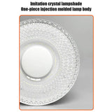 3-Color Crystal LED Light Bulb (E27 Screw Socket) - Super Bright Eye Protection Energy Saving Lamp for Home Living Room & Bedroom Decor