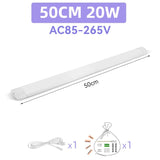 Home Indoor Light Strip High Brightness 90/120cm Tube Linear LED Tube Lamp 220v Lighting Bulb For Bedroom Kitchen Cabinet Lamps