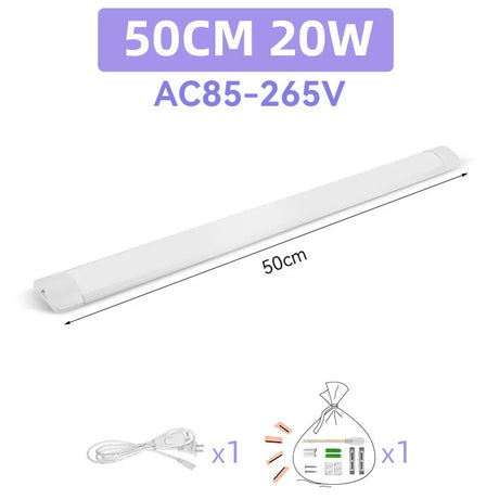 Home Indoor Light Strip High Brightness 90/120cm Tube Linear LED Tube Lamp 220v Lighting Bulb For Bedroom Kitchen Cabinet Lamps