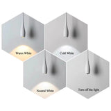 LED Pendant Light 6W Adjustable Height Touch Switch Modern Minimalist Creative Design Chandelier for Bedroom Bedside Bar