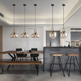 Nordic Single Head Glass Pendant Lamp - Creative Personality Restaurant Light