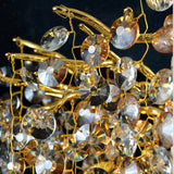 Modern Luxury Crystal LED Wall Lamp - Decorative Sconce Light Fixture for Living Room Background, Bedroom Bedside & Villa Interiors