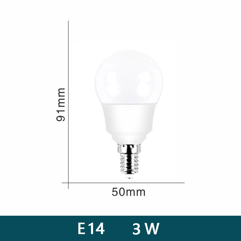 LED Bulb Lamps E27 E14 AC220V 110V 120V DC12V-85V 24 Light Bulb power 10pcs 20W 18W 15W 12W 9W 5W 3W Lampada Living Room Home LED