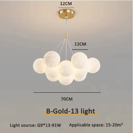 Modern Bubble Hanging Chandelier - Nordic LED Pendant Light Fixture
