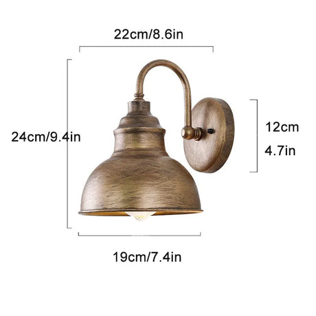 Minimalist Outdoor Wall Lanterns ,Aluminum Exterior Gooseneck Light, Farmhouse Barn Porch Light for Garden ,Garage, Yard, Front Door