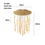Luxury Spanish Marble Chandelier Brass Hanging Light 3 Color Dimmable Pendant Lamp for Villa Living Room Dining Area Hotel Lobby