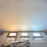 Ultra Slim 5W LED Square Cabinet Light 12V Staircase  Aisle Light Wine Cabinet Entrance Display Decorative Light No hole cut