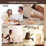 Table lamp decoration Candle Lamp Furnace Glass Aromatherapy Melting Wax Lamp Melting Candle Lamp Bedroom Atmosphere Table Lamp
