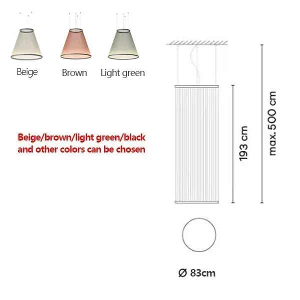 Nordic Lamp Designer Spanish Tassel Circle Chandelier Luxury Pendant Lamp Restaurant Villa Living Room Staircase Home Decor LED