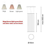 Nordic Lamp Designer Spanish Tassel Circle Chandelier Luxury Pendant Lamp Restaurant Villa Living Room Staircase Home Decor LED