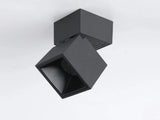 Folding Surface Mount LED Spotlight - No-Drill Anti-Glare Ceiling Downlight