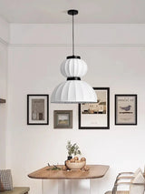 Japanese Wabi-Sabi Silk LED Pendant Light - Retro Art Lantern Ceiling Chandelier Lamp Fixture for B&B, Dining Room, Bar & Bedroom