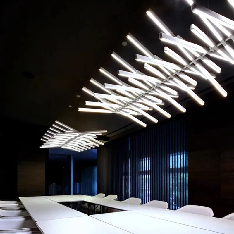 Modern LED Ceiling Chandelier Living Room Lights Home Lustre Interior Decor Dining Table Pendant Lamp Nordic Design Bar Lighting