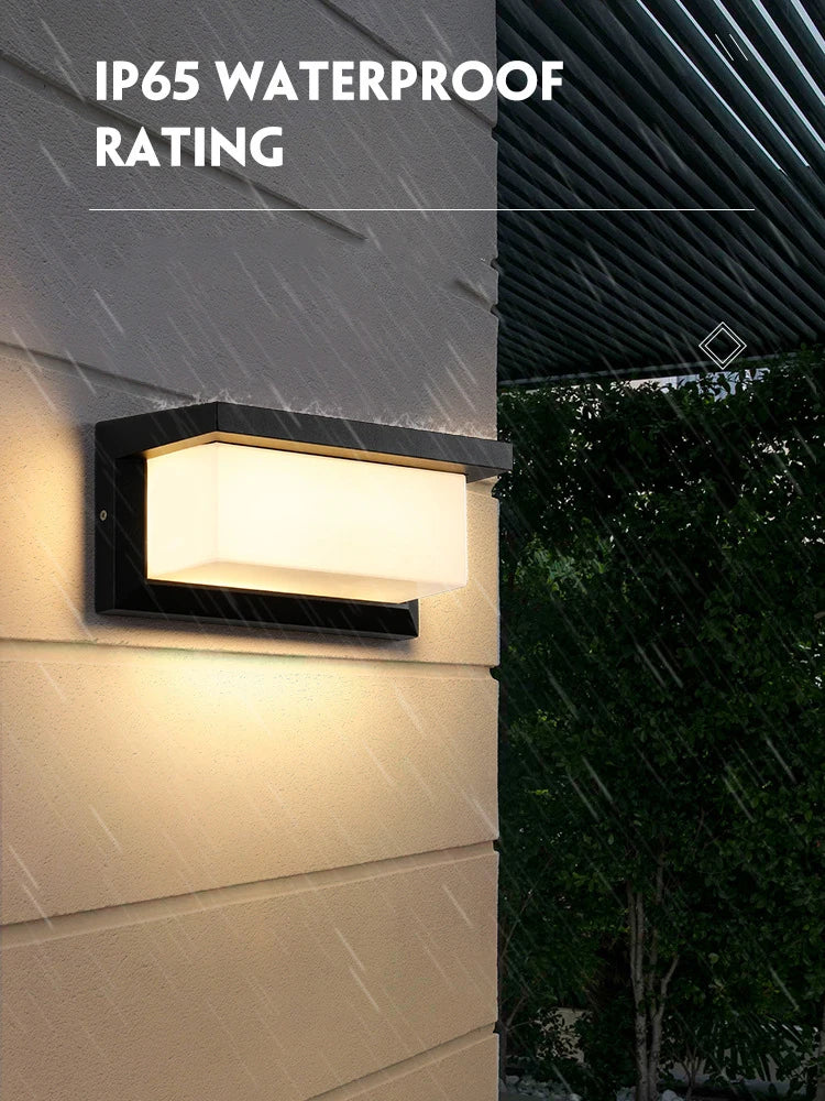 Led Outdoor Wall Lamp Led Outdoor Wall Light Waterproof Light Outdoor Porches Led Light Motion Sensor Light Outdoor Lighting