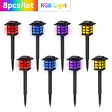 LED Solar Pathway Lamp Waterproof Outdoor Lawn Light Garden Patio Decor Landscape Energy Lighting forWalkway Yard Led Solar Lamp