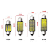 10pcs Festoon 31mm 36mm 39mm 41mm High Quality Super Bright LED Bulb C5W C10W Car License Plate Light Interior Reading Dome Lamp