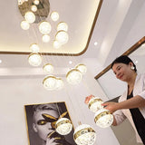 Nordic home decoration, stair chandelier, living room and dining room Pendant lights, ceiling light, indoor lighting