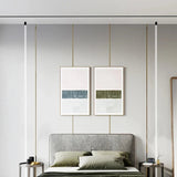 Modern Skyline LED Linear Wall Lamp - Black & White Strip Light Fixture