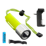 ZK20 Q5 LED Diving Lantern | 18650 Battery Powered Underwater Scuba Torch