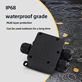 IP68 Waterproof Submersible Junction Box - Weatherproof Outdoor Cable Connector & Electrical Box for Underwater & Garden Use