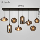 Modern LED Glass Ball Pendant Lamp for Living Room Bedroom Dining Kitchen - Indoor Hanging Chandelier Home Decor Light