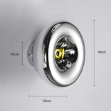 Nordic Wall Light Glass E27 LED Wall Lamp Modern Round Sconces Indoor Lighting Room Decor For Bedroom Living Room Bedside Light