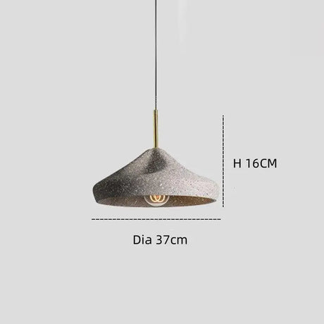 Modern Industrial Style Pendant Light Indoor LED Cement Lampshade Chandelier Art Design Parlor Bedroom Kitchen Cafe's Hanging Lamp