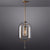 Vintage Chinese glass lantern all copper pendant lights bar counter bedside glass bar restaurant hotel crystal pendant lamps