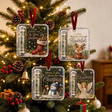 Money Storage Christmas Tree Hanging Ornament Clear Piggy Bank Christmas Decoration 2026 Cash Slot Hanging Pendant Navidad Decor