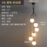 Modern Nordic Spiral Staircase Pendant Light for Dining Room Loft Apartment Villa Stairwell Decoration Chandelier Home Decor