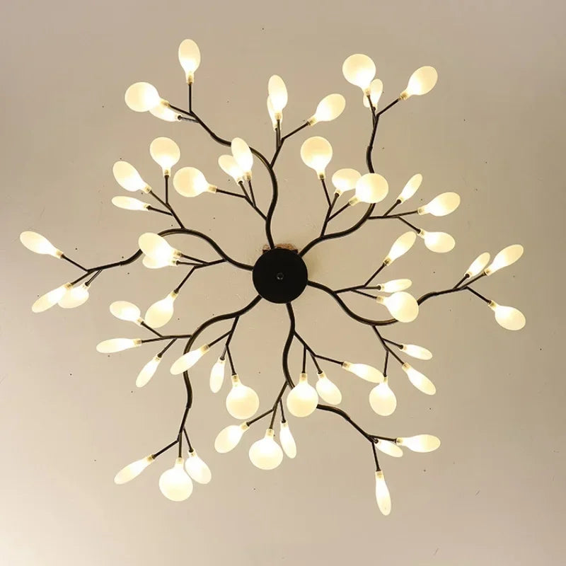 Nordic Led Creative Chandelier Modern Branch Ceiling Pendant Light For Living Room Home Decoration Lustre Indoor Lighting Lamps