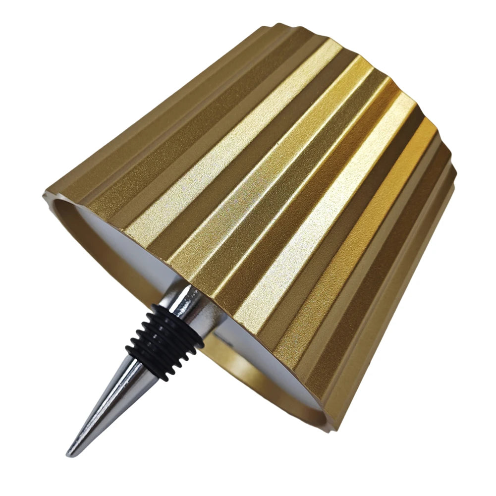 Wine Bottle LED Wireless Table Lamp 2000mAh 3 Colors Dimmable USB Rechargeable Dining Table Lights Beverage Lamp Top touch