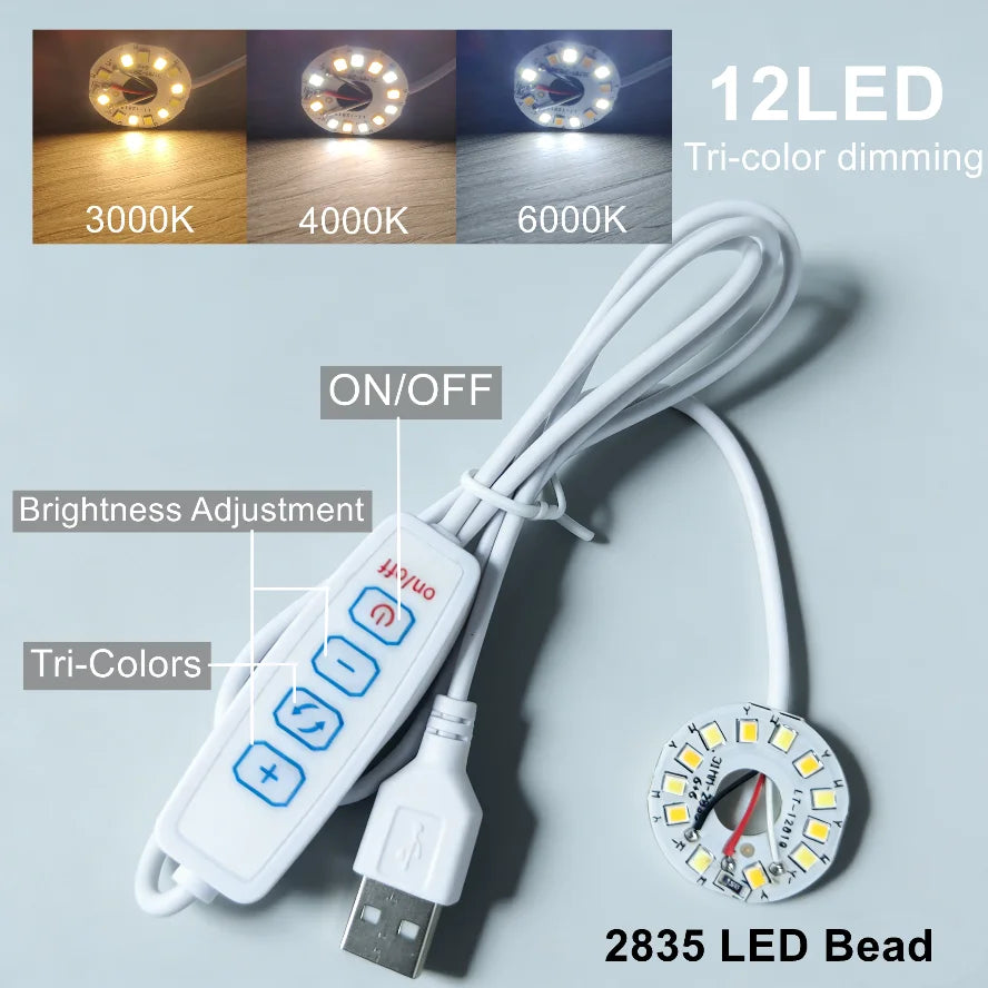 1/2/4 Pcs Dimmable 5V USB RGB LED Light Board with Remote Control - High-Brightness Colorful Gradient Module PCB Panel for DIY Model Display