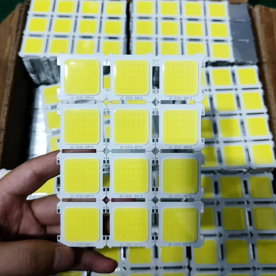 3V COB LED Integrated Chip Light Bulbs (10-100Pcs) - High Brightness White DIY Lamp Chips