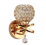 European Petal Wall Lamp Bedside Gold Single-Head TV Background Wall Lamp Bedroom Room Living Room Corridor Stair Light MJ1207