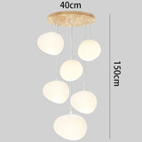 Nordic home decoration, stair chandelier, living room and dining room Pendant lights, ceiling light, indoor lighting