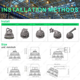 BBIER 200W Explosion-Proof LED High Bay Flood Light (IP65) - Flame-Resistant Hazardous Location Overhead Lighting Fixture
