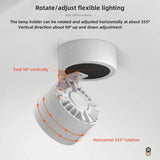 No open hole open mounting spot light folding light led background wall downlight sky lantern Porch corridor no main light