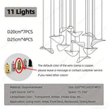 2026 New French Clear Glass Lustre Chandelier, Custom Hardware Pendant Lamp for Duplex Stairwell, Elegant Light for Ceilings