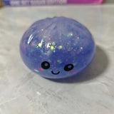 Boys Girls Luminous Dumpling Squishy Slow Rebound Noctilucent Squishy Dumpling Pinch Glitter Sensory Fidget Ball Children Gifts