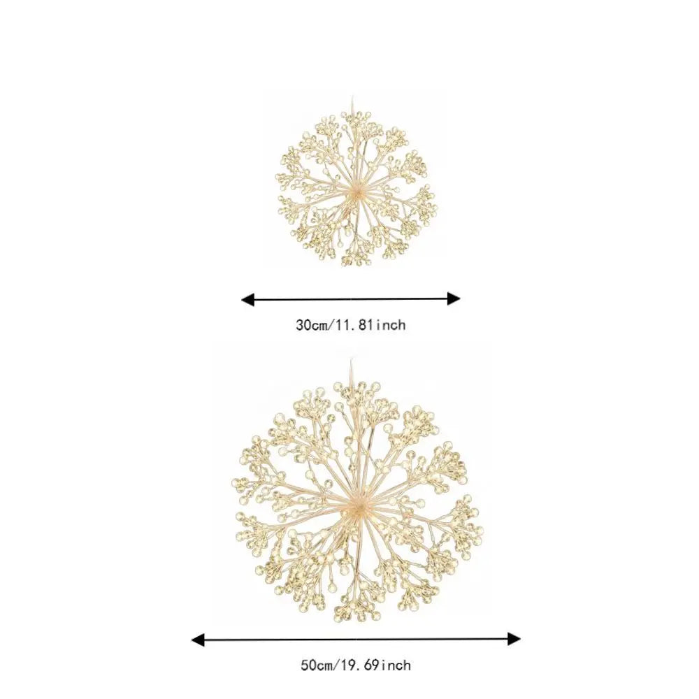 LED Lighted Lighted Christmas Ball Ornament Snowflakes Starry Sky Led Christmas Pendant Exquisite 30cm/50cm LED Starburst Lights